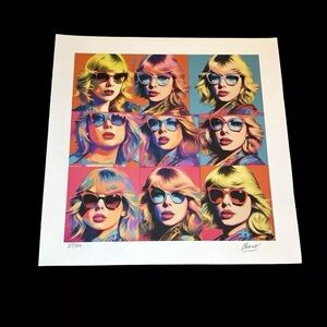 Taylor Swift Art - Hand Signed by Charis First printing - 27 of 500